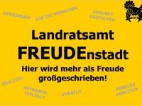 Landratsamt Freudenstadt Postkarte - Hier wird mehr als Freude großgeschieben