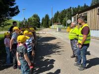 Aufmerksamer Besuch auf der Bengelbruck